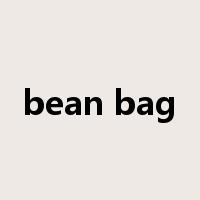 bean bag是什么意思