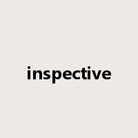 inspective是什么意思