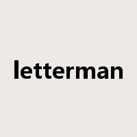 letterman是什么意思