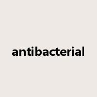 antibacterial是什么意思