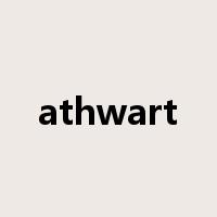 athwart是什么意思