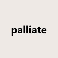 palliate是什么意思