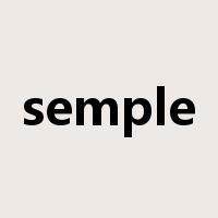 semple是什么意思
