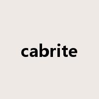 cabrite是什么意思