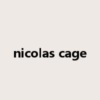nicolas cage是什么意思