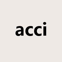 acci是什么意思