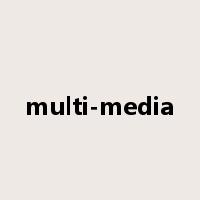 multi-media是什么意思
