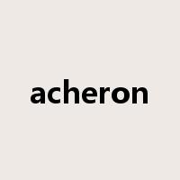 acheron是什么意思