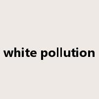 white pollution是什么意思