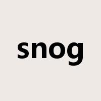 snog是什么意思
