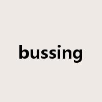bussing是什么意思
