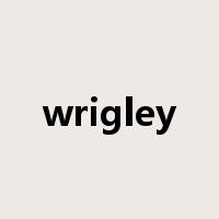 wrigley是什么意思