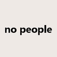 no people是什么意思