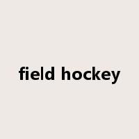 field hockey是什么意思