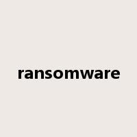 ransomware是什么意思