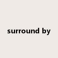 surround by是什么意思