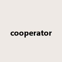 cooperator是什么意思
