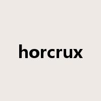 horcrux是什么意思