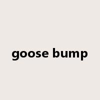 goose bump是什么意思