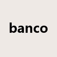 banco是什么意思