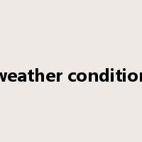weather condition是什么意思