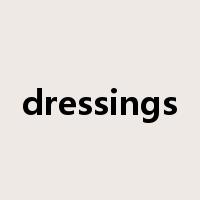 dressings是什么意思