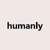 humanly是什么意思