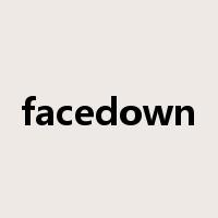 facedown是什么意思