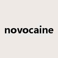 novocaine是什么意思