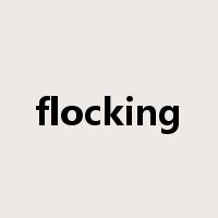 flocking是什么意思