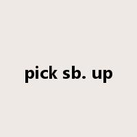 pick sb. up是什么意思