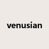 venusian是什么意思