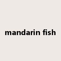 mandarin fish是什么意思