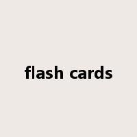 flash cards是什么意思