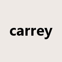 carrey是什么意思