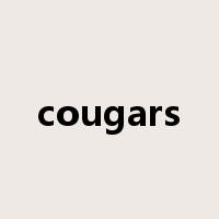 cougars是什么意思