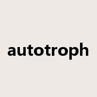 autotroph是什么意思