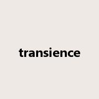 transience是什么意思