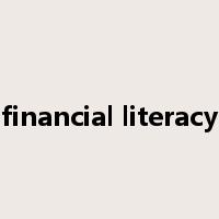 financial literacy是什么意思