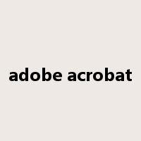 adobe acrobat是什么意思