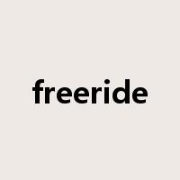 freeride是什么意思