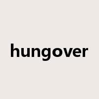 hungover是什么意思