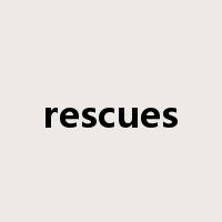 rescues是什么意思