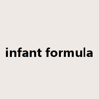 infant formula是什么意思