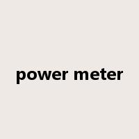 power meter是什么意思