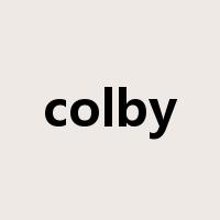 colby是什么意思