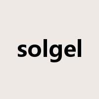 solgel是什么意思