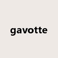 gavotte是什么意思