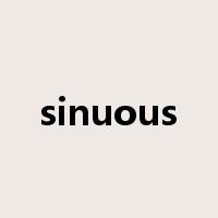 sinuous是什么意思