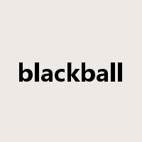 blackball是什么意思